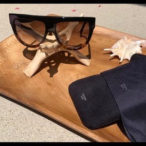 Celine Flat Top Aviator Sunglasses